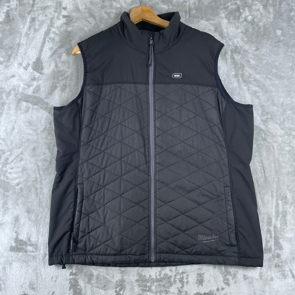 Milwaukee M12 Heated Gear Vest Women 2X Black Quilted Full Zip VEST ONLY